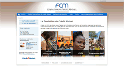 Desktop Screenshot of fondation.creditmutuel.com